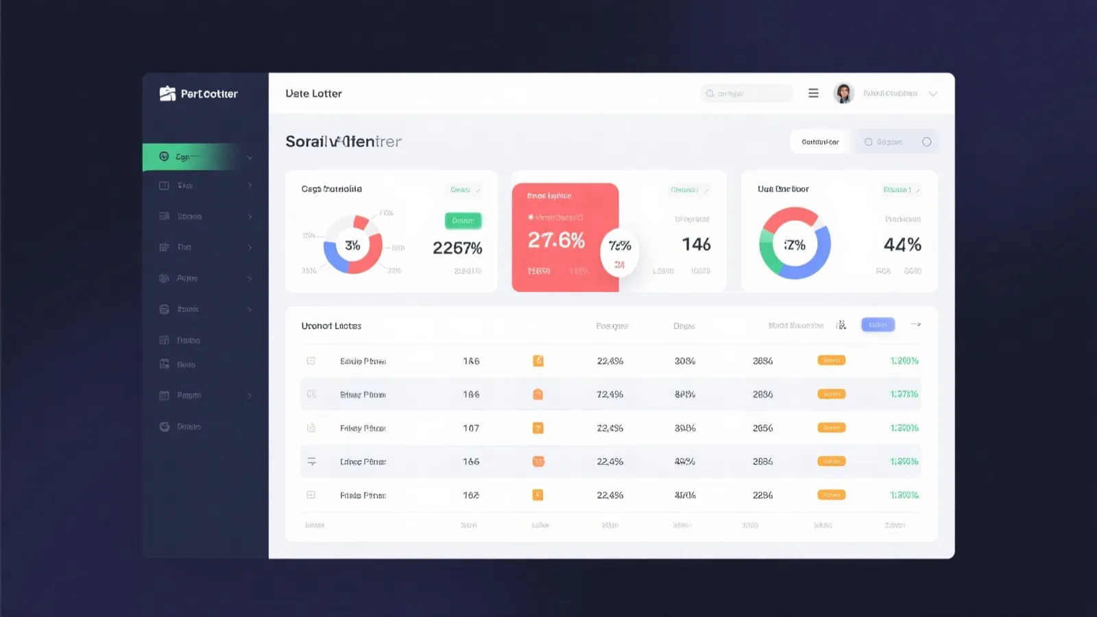 数据看板示意图